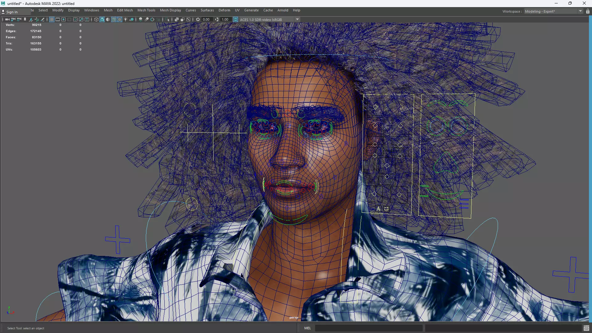 Realistic Male 3D Character in Hawaiian Shirt  Low-poly 3D model_18