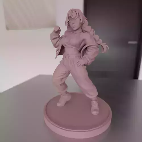 Mitsuri Kanroji in modern clothes 3D print model