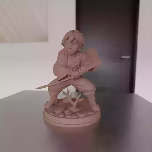 Zenitsu Agatsuma 3D print model