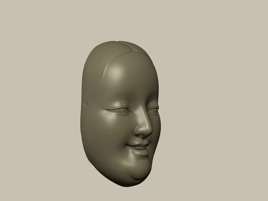 Onna Magnet 3D print model_1