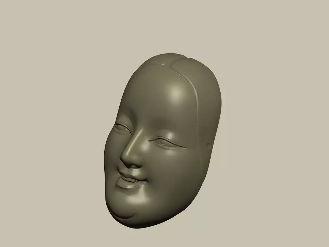 Onna Magnet 3D print model_3