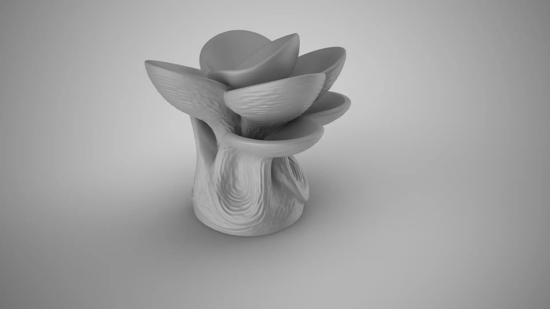 Organic Planter 1 3D print model_1