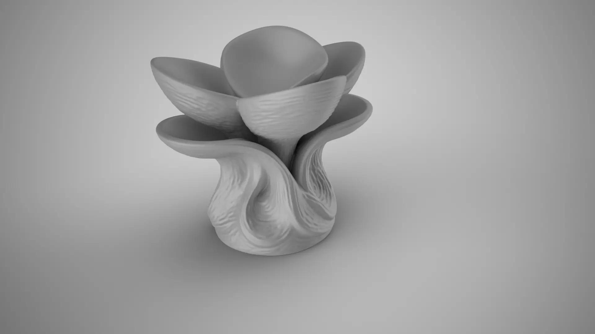 Organic Planter 1 3D print model_3