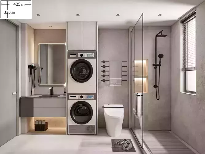 Bathroom 89 3D model