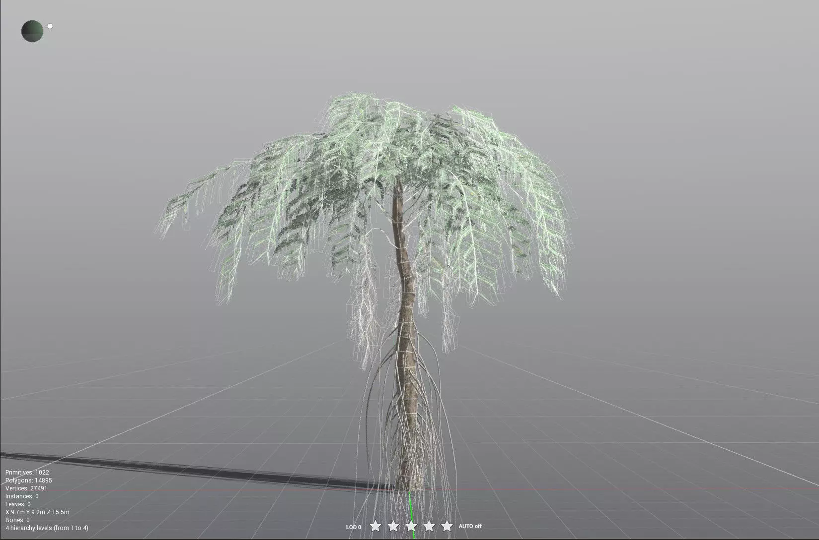 EVERYPlant Psaronius Simplex LowPoly Low-poly 3D model_32