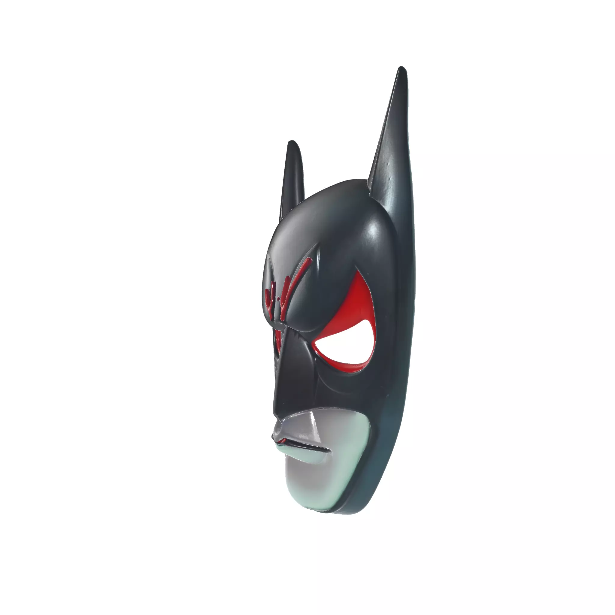 Batman Beyond-Inspired Futuristic Mask 3D print model_1