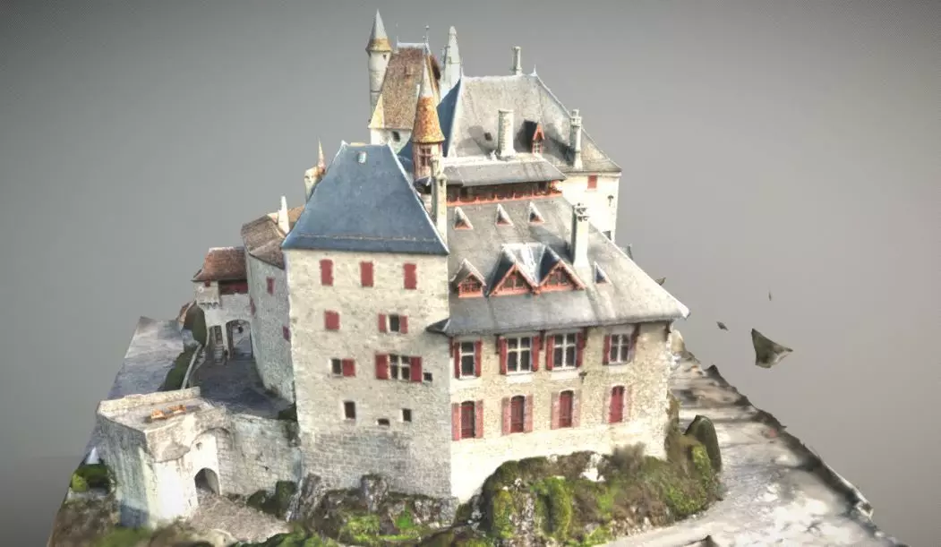 Chateau de Menthon-Saint-Bernard Haute-Savoie 3D model_0