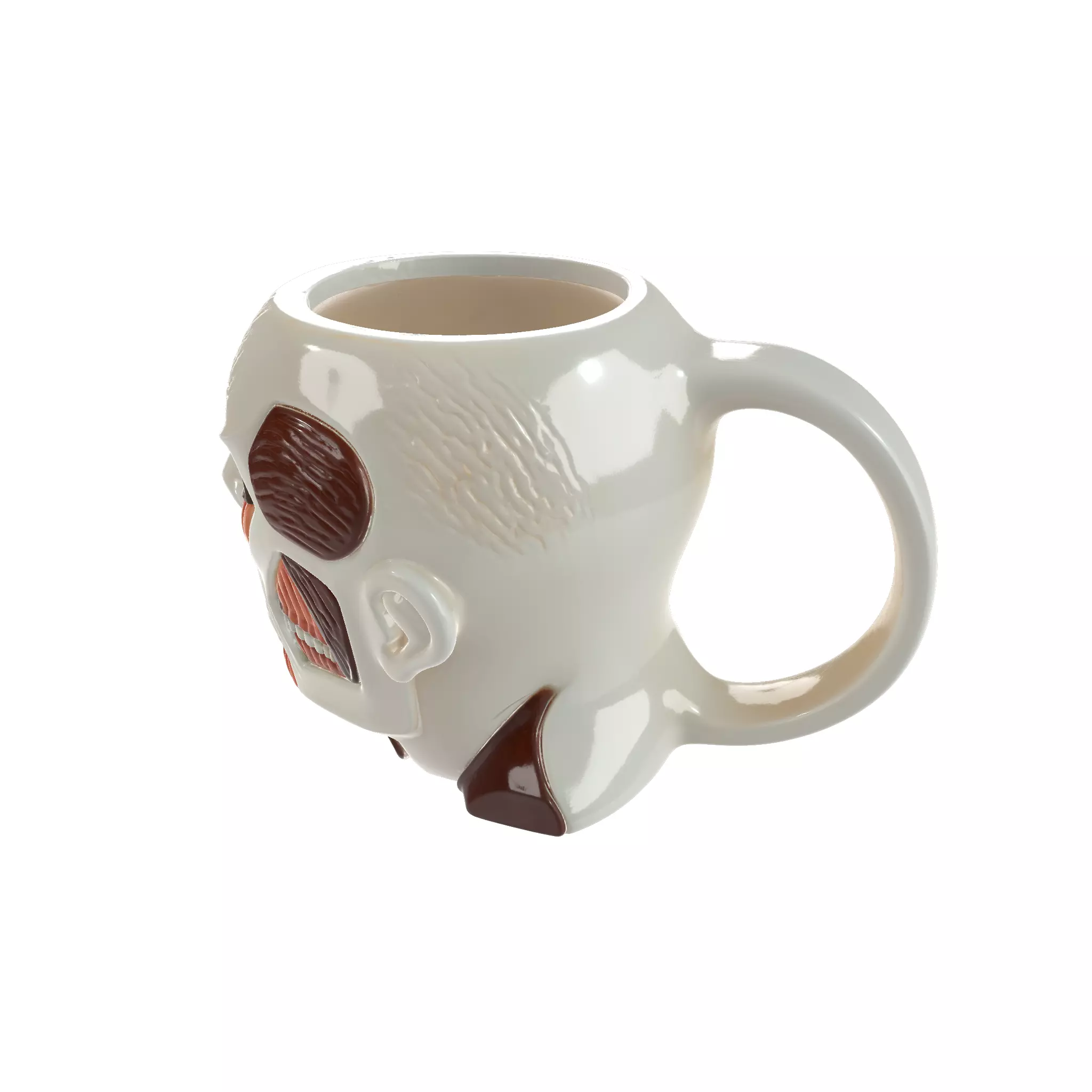 Colossal Titan Mug  Attack on Titan Cup 3D print model_1