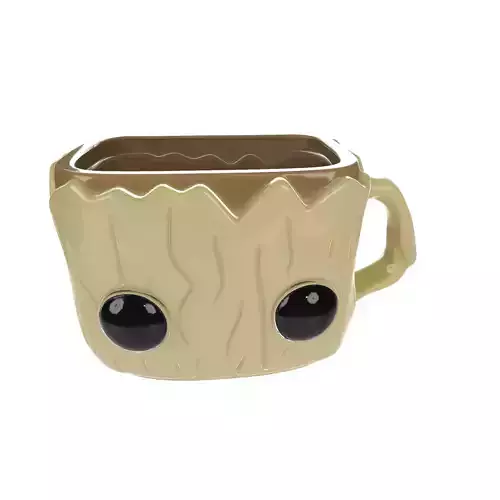  Marvel Groot Mug  Baby Groot Coffee Cup 3D print model