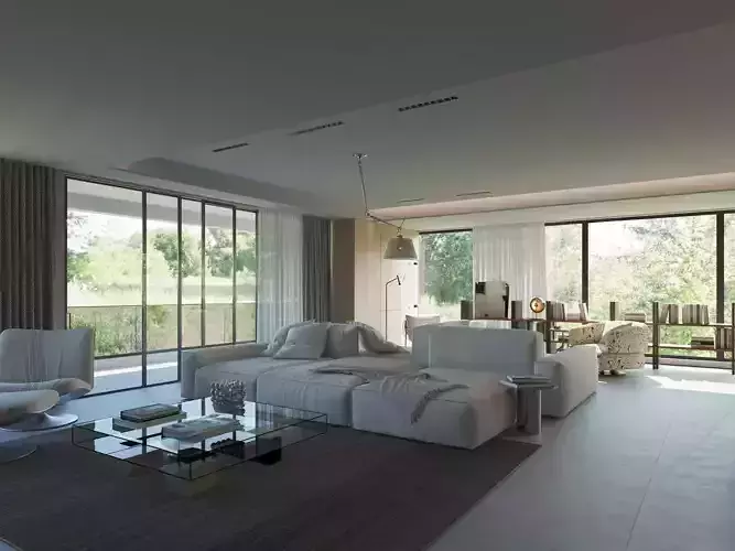 Mid Century interior  Livingroom