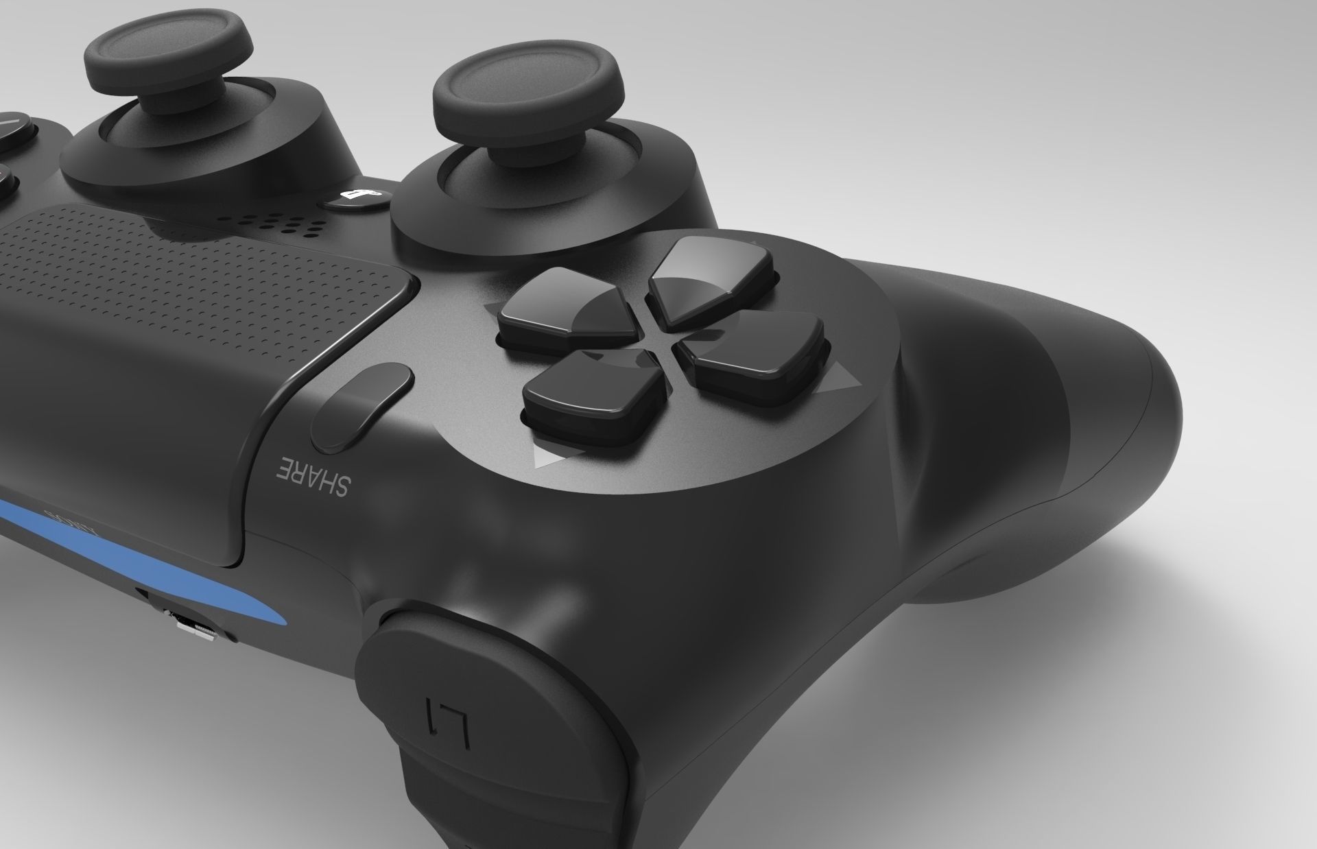 DUALSHOCK 4 FOR PLAYSTATION 3D model_4