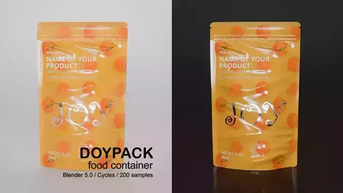 Doypack 3D model
