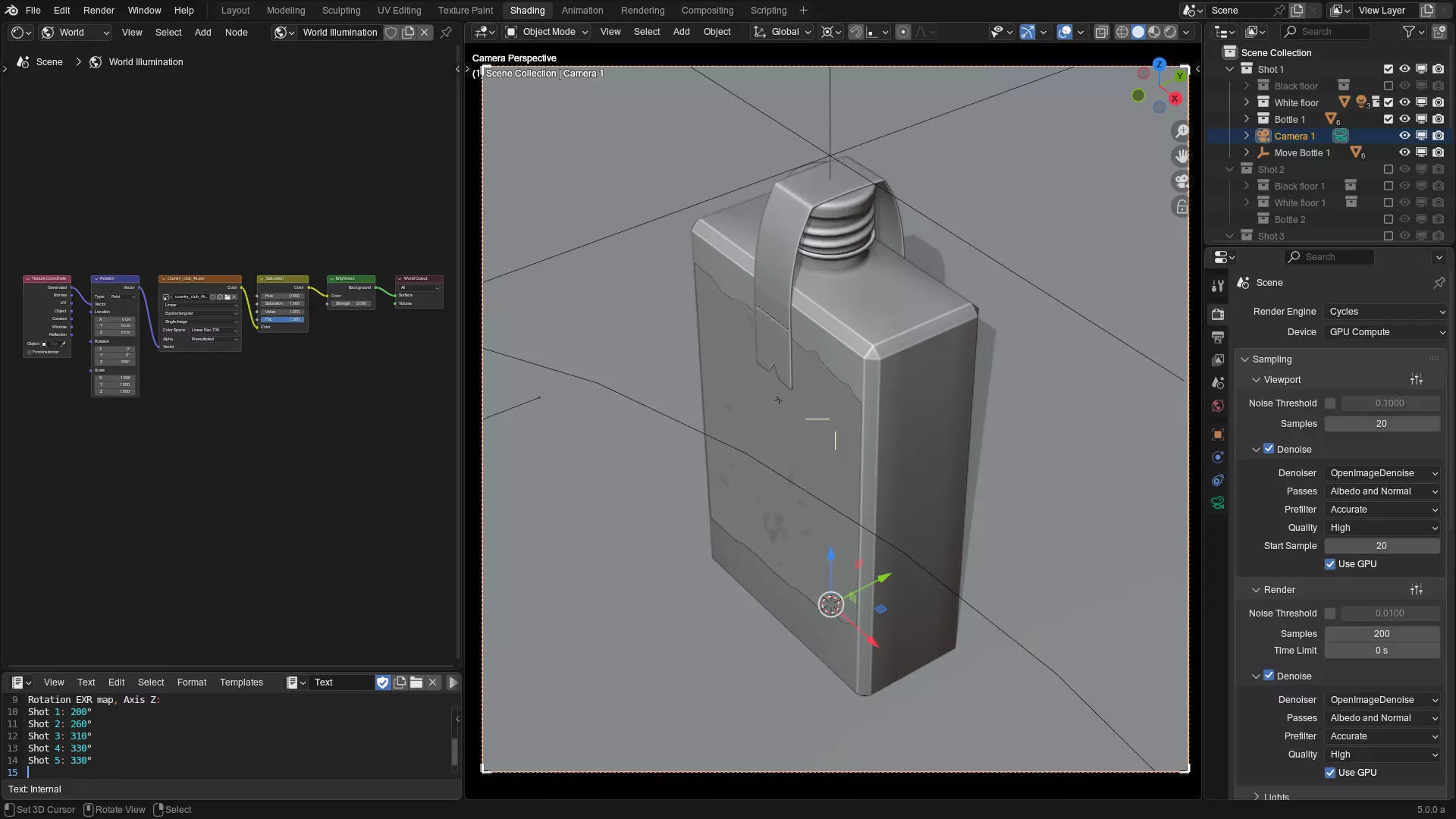Alcohol bottle 3D model_5
