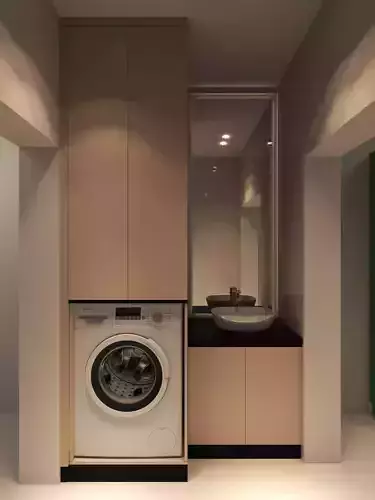 MD LAB BATHROOM SINK WITH STORAGE 