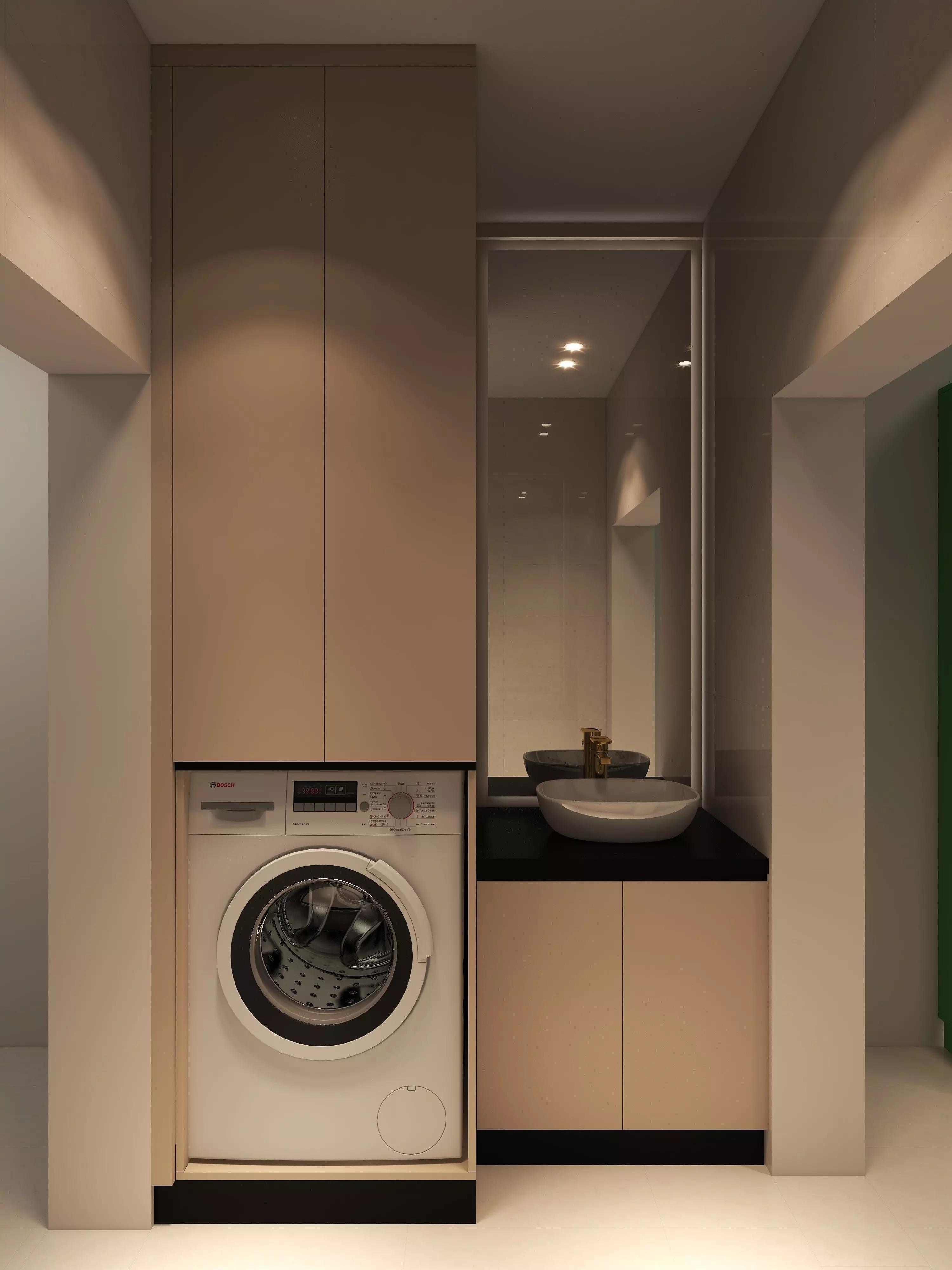 MD LAB BATHROOM SINK WITH STORAGE 3D model_0