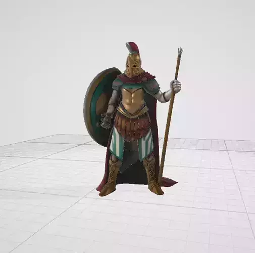 Roman Warrior 3D model