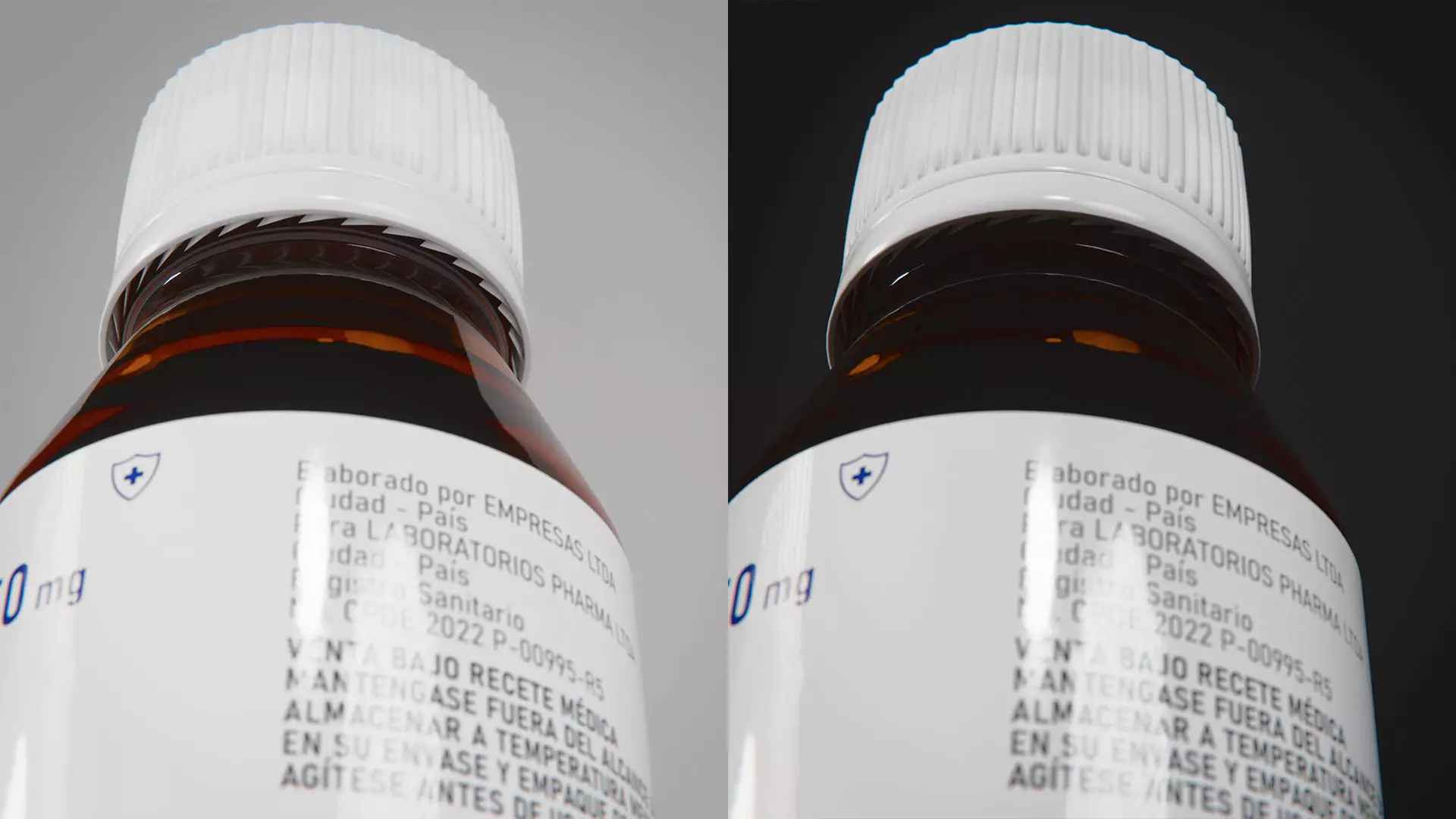 Pharmaceutical Packaging 3D model_2