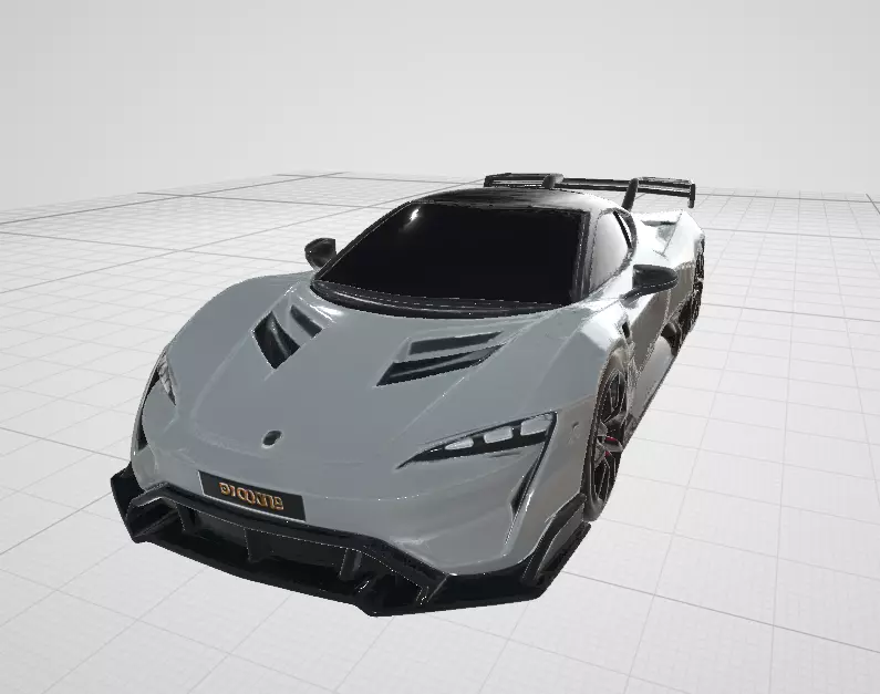 Supercar 3D model 3D model_0