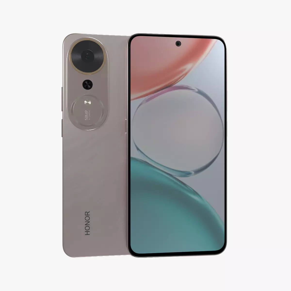 Honor Play 70 Plus Quicksand Pink Low-poly 3D model_0