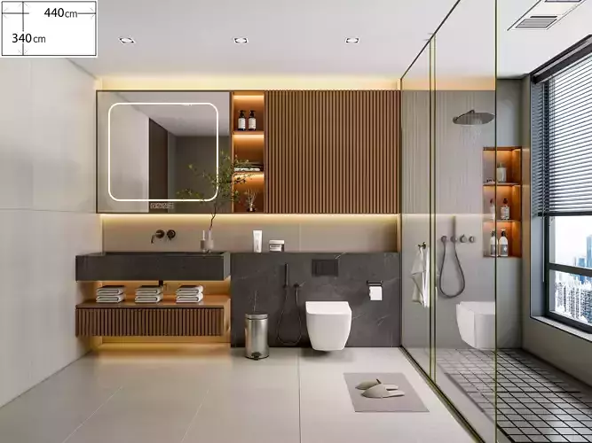 Bathroom 93 3D model