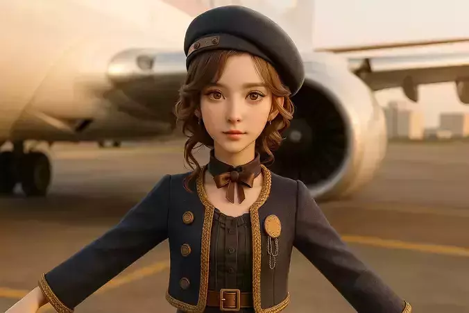 5 Star Best Asian Anime Female Base Asset Hot with 2 More Asset  3D model