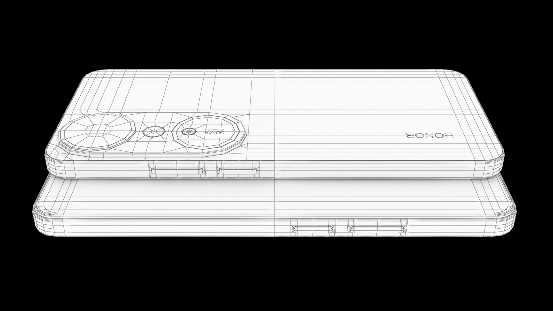 Honor Play 70 Plus All Color Low-poly 3D model_21