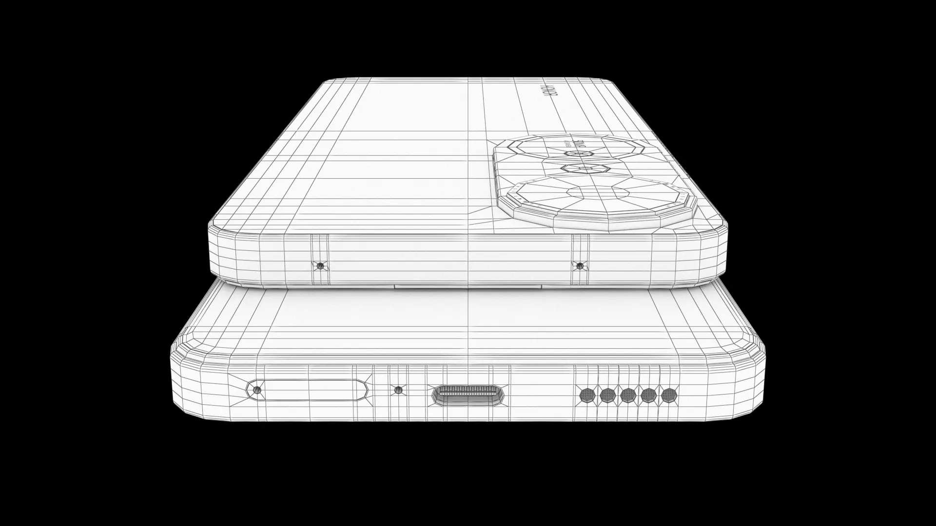 Honor Play 70 Plus All Color Low-poly 3D model_19