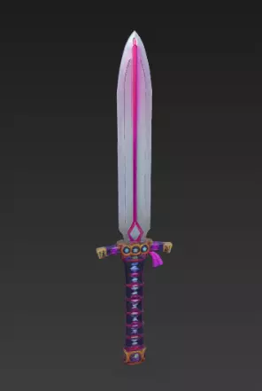  Powerful and Beautiful 3D Sword Model 3D model_1