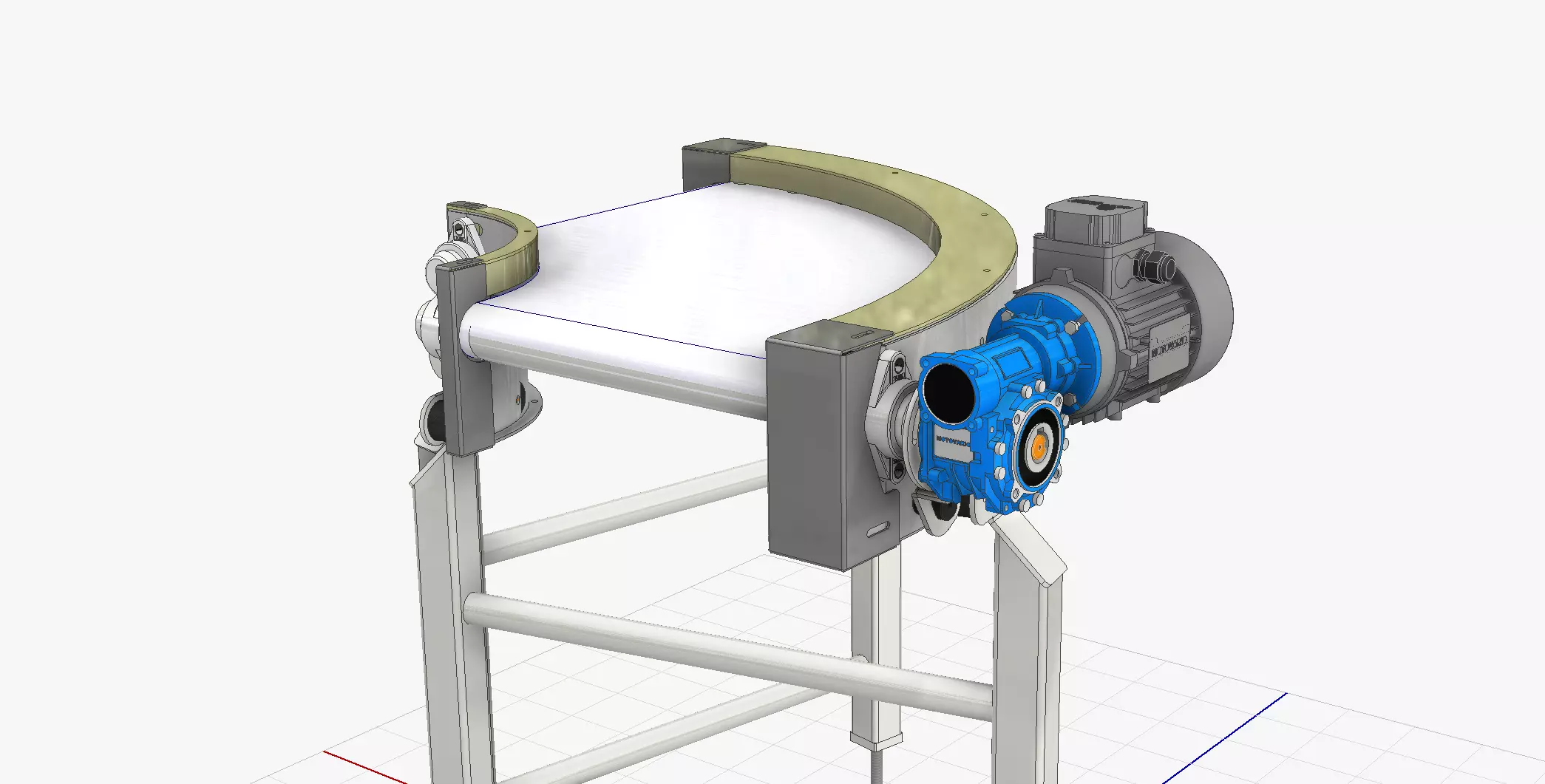 Belt Conveyor - 02 Low-poly 3D model