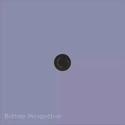 Steel Stained M5 Bolt Allen Cap with PBR 4K Textures 3D model 6