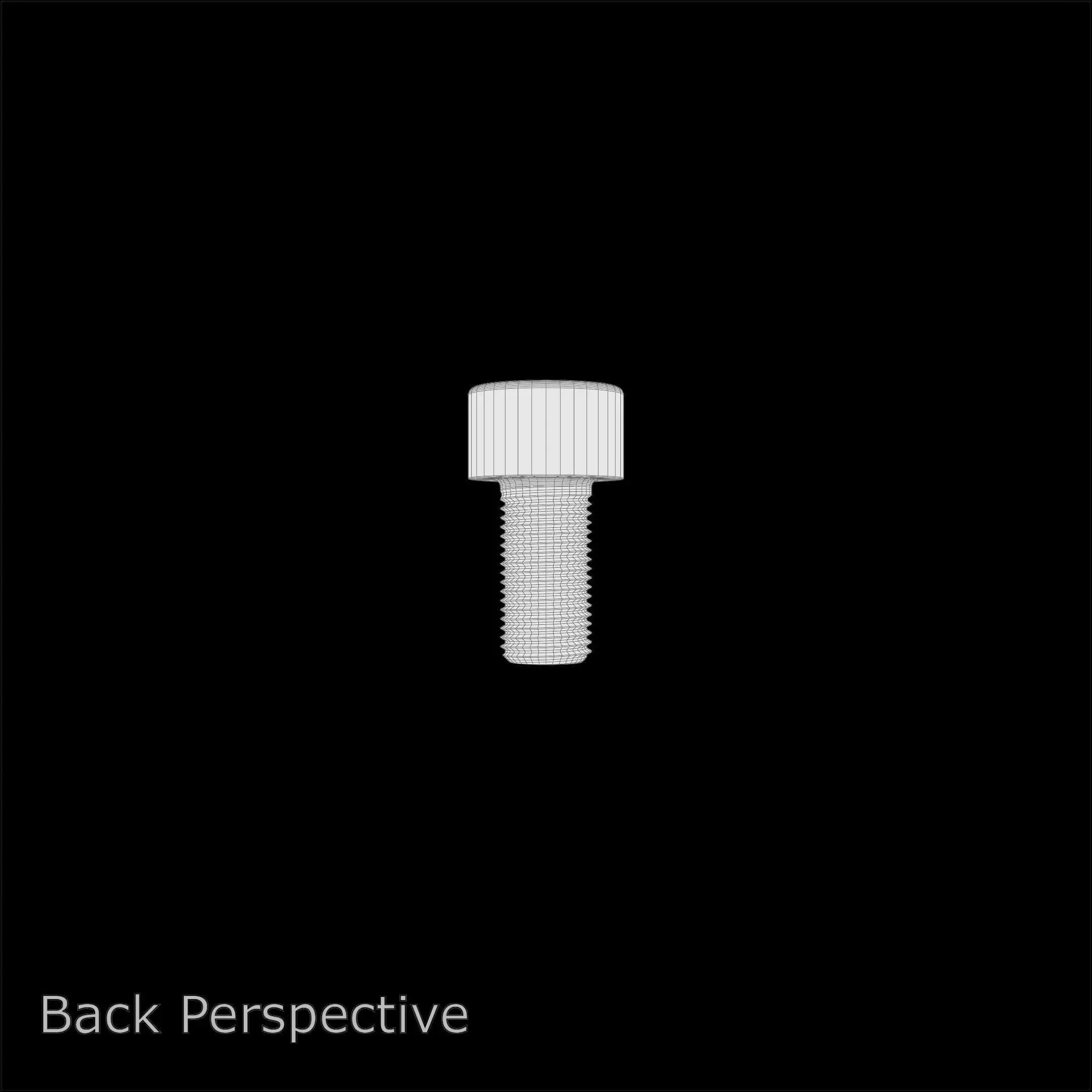 Steel Stained M5 Bolt Allen Cap with PBR 4K Textures 3D model_9