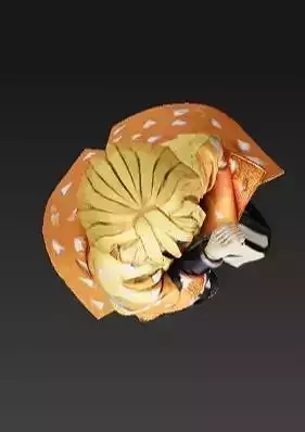 Zintsou Low-poly 3D model