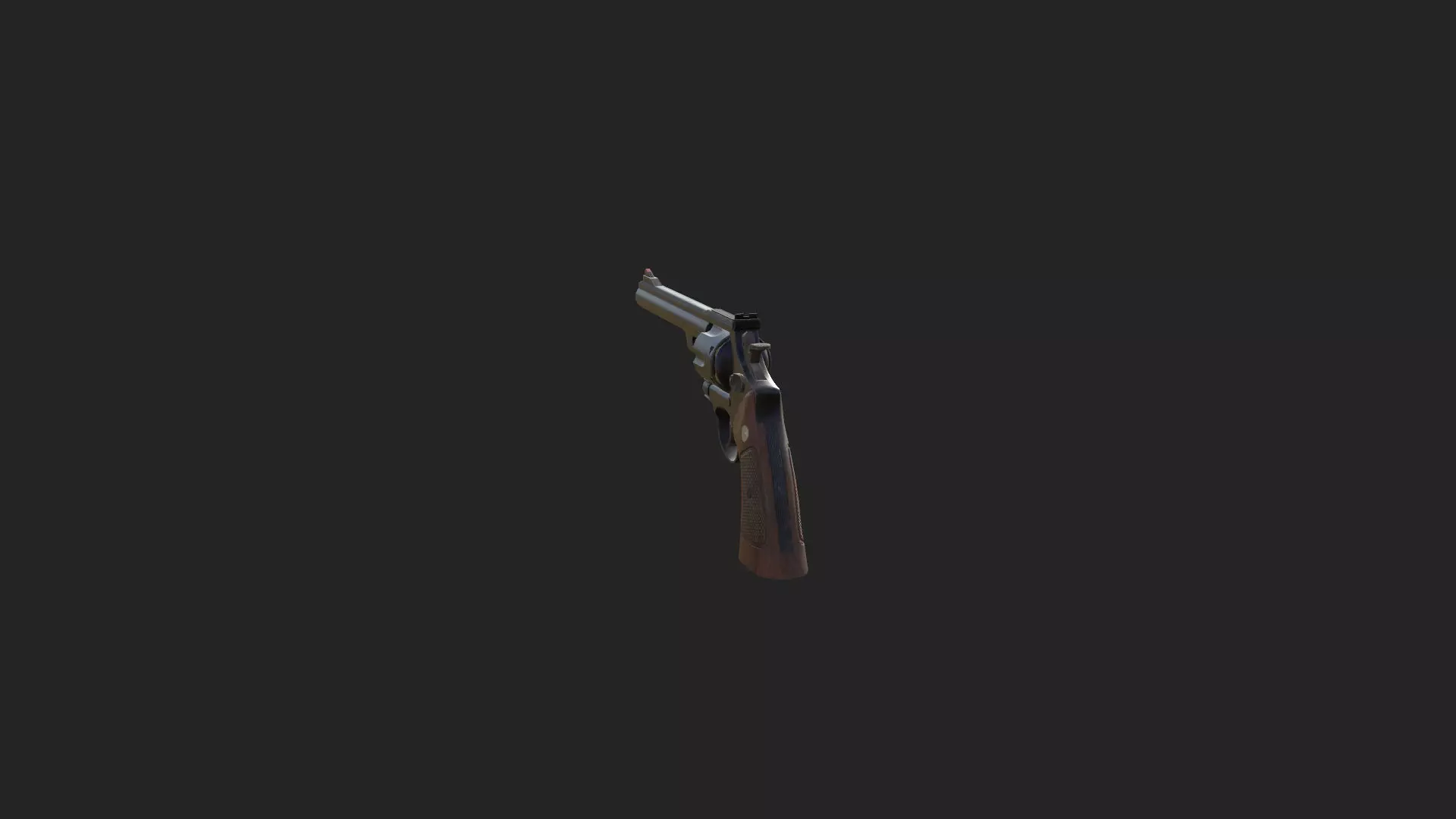 Pistol 3D Model 016 Low-poly 3D model_3