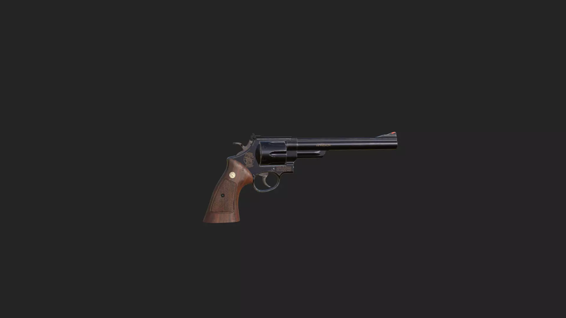 Pistol 3D Model 016 Low-poly 3D model_6