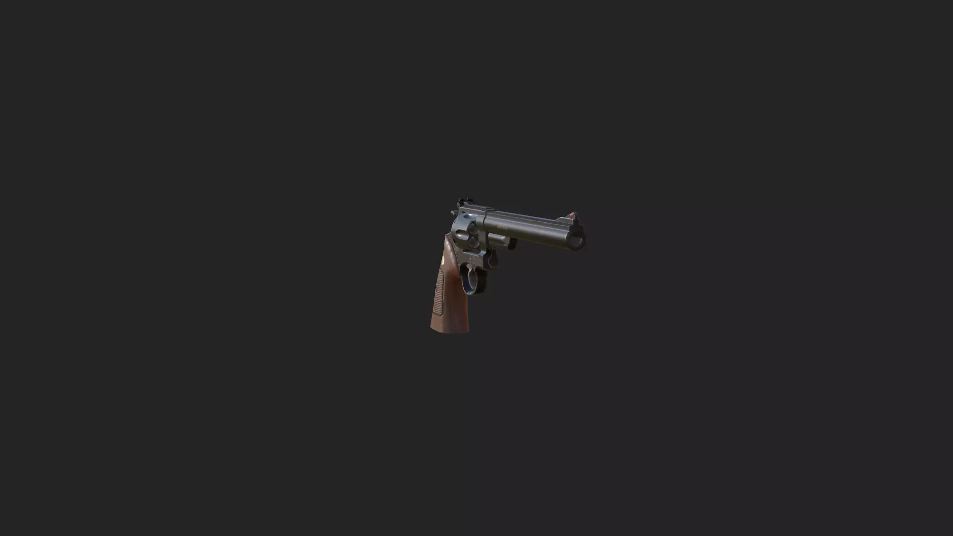 Pistol 3D Model 016 Low-poly 3D model_8