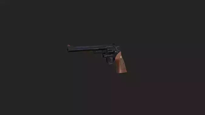 Pistol 3D Model 016 Low-poly 3D model