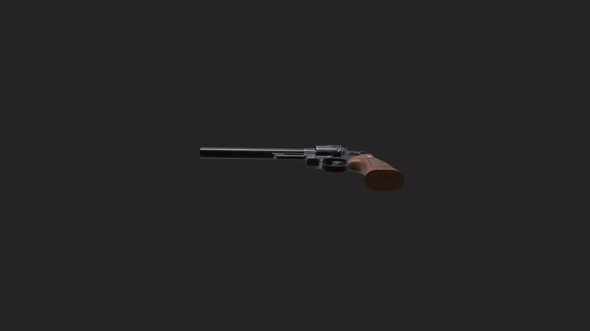 Pistol 3D Model 016 Low-poly 3D model_12