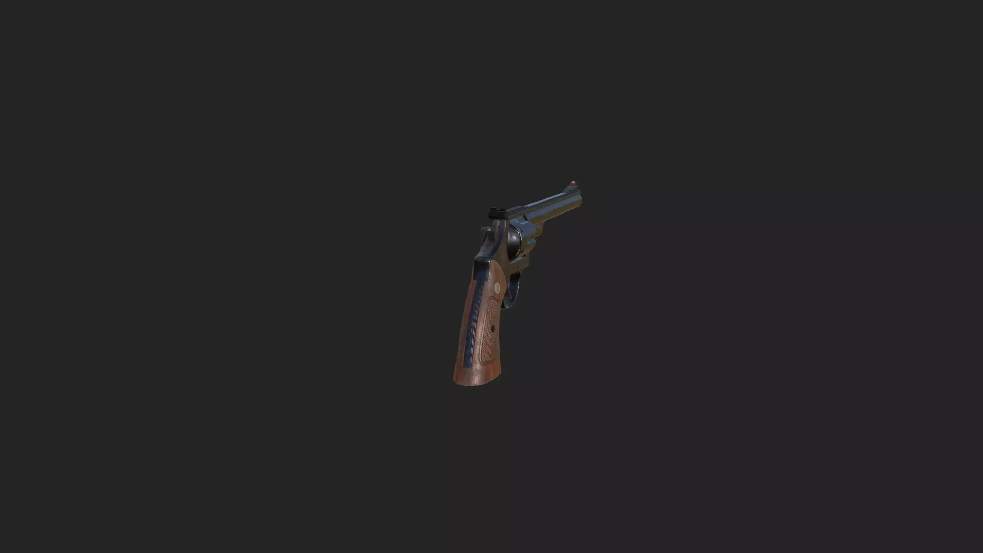 Pistol 3D Model 016 Low-poly 3D model_4