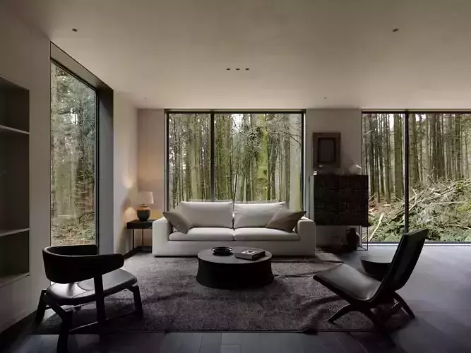 Industrial Living Interior scene