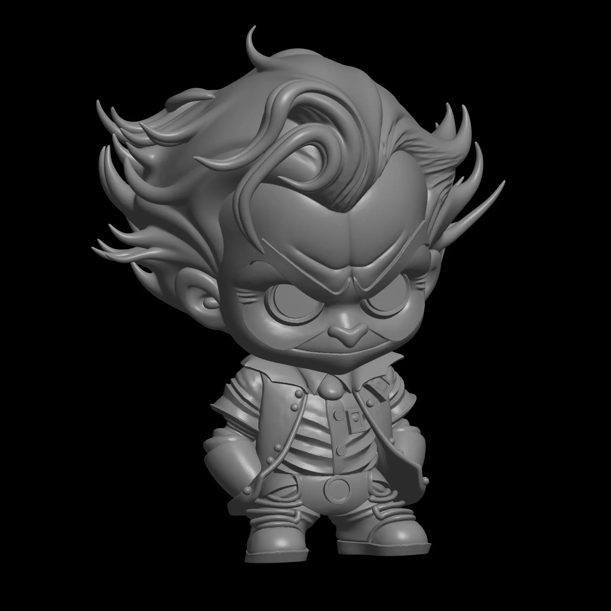 joker 3D print model_3