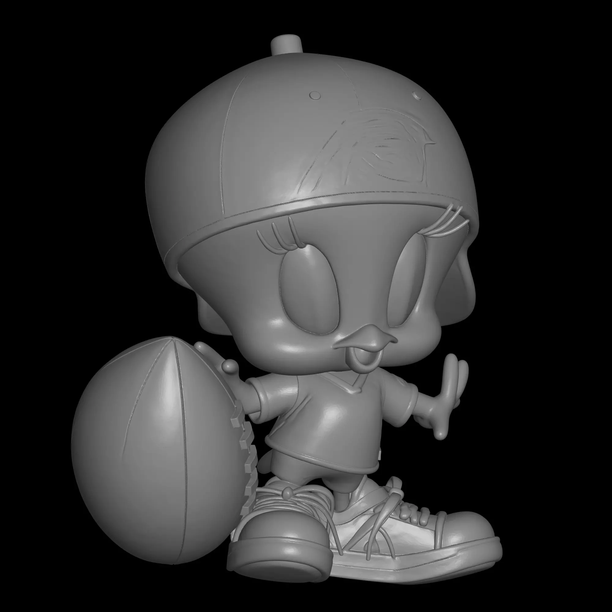 tweeety 3D print model_3