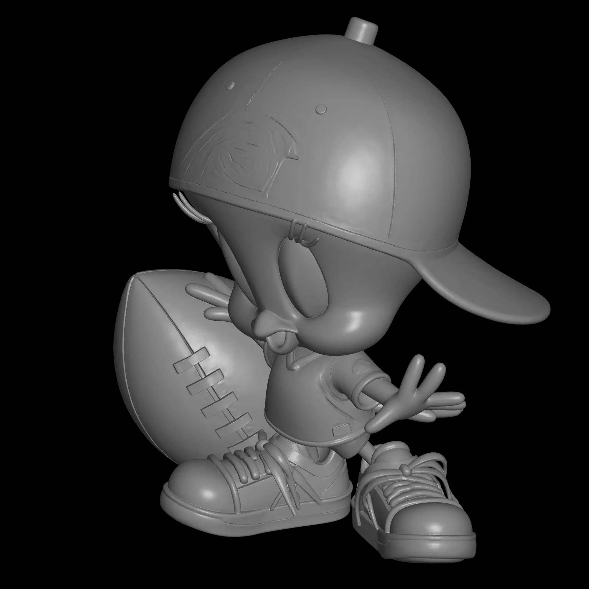 tweeety 3D print model_2