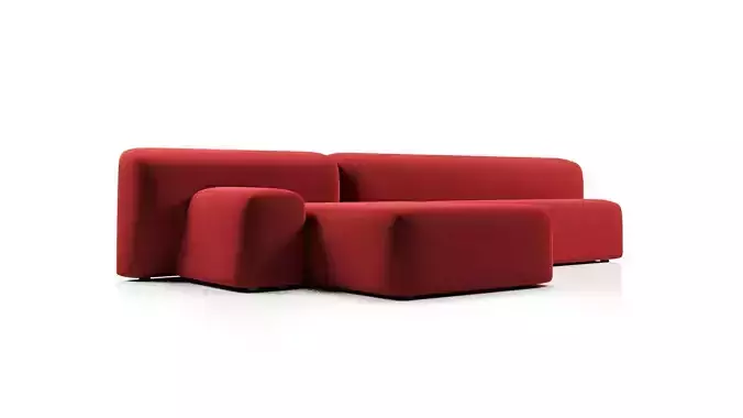 Suiseki sofa by La Cividina 3D model