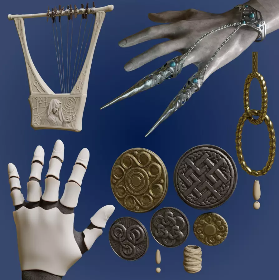 Revenant cosplay kit Elden Ring 3D print model_0