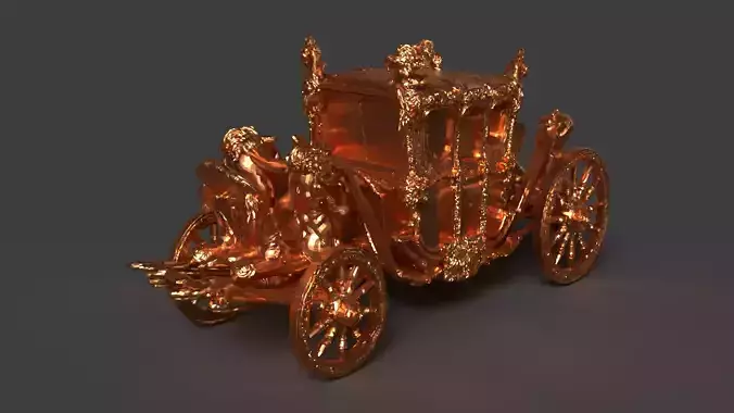 Chinese golden carriage  