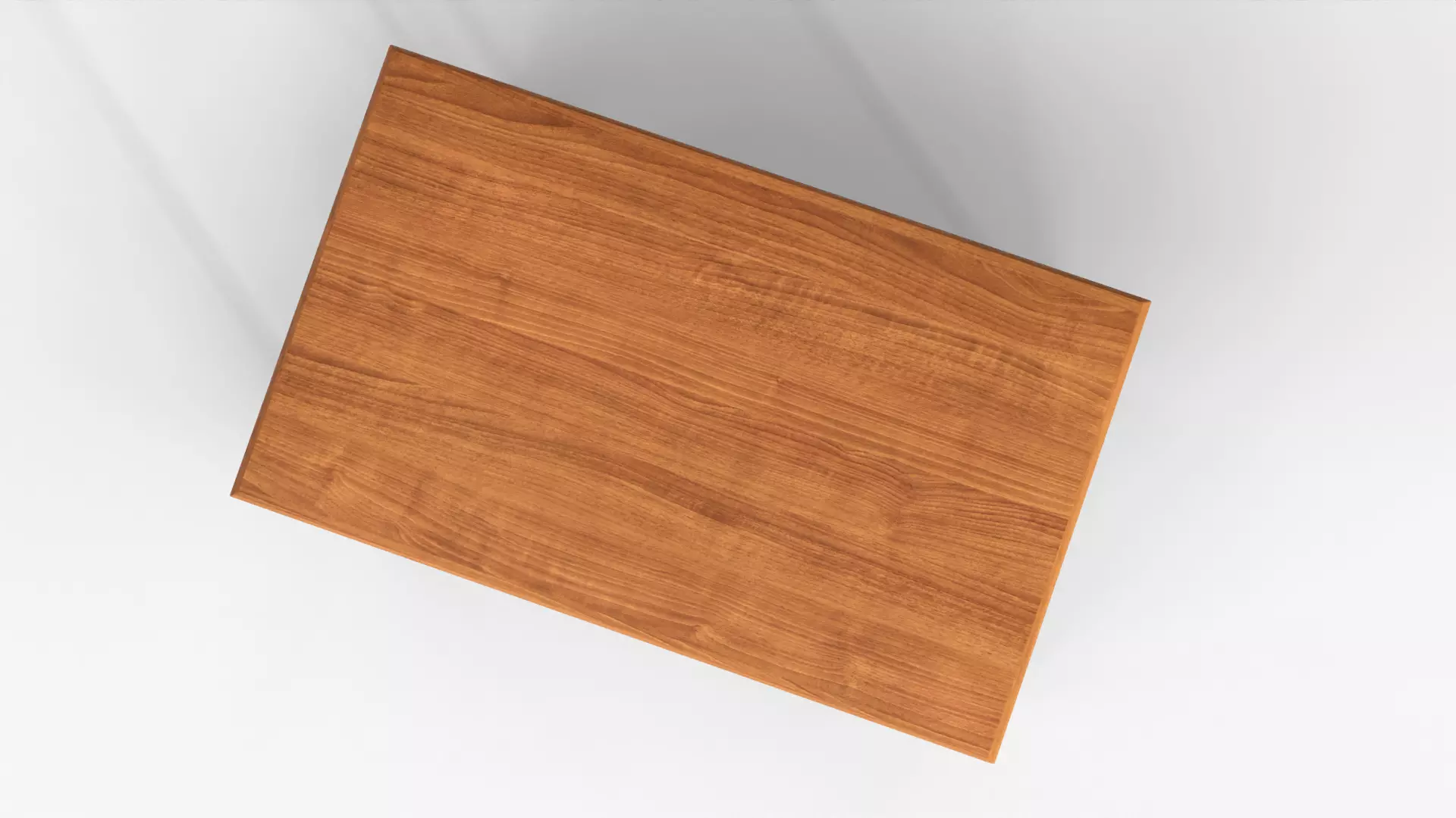 Realistic Wooden Dining Table 3D Model  PBR Textured Low Poly  Low-poly 3D model_4