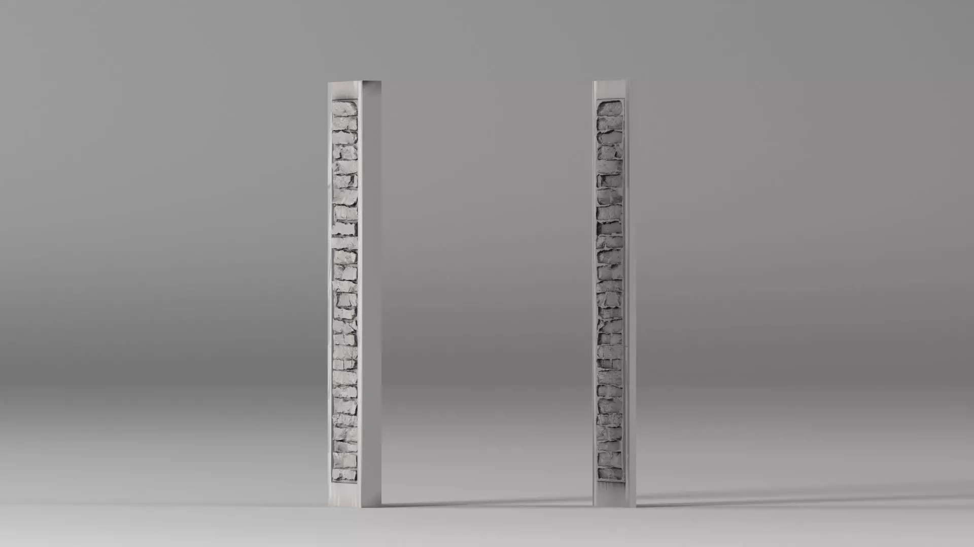 001653 Stone Panel Casting Mold 3D print model_3