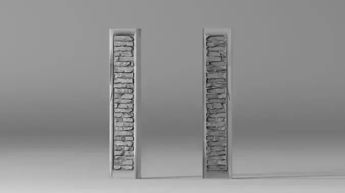 001653 Stone Panel Casting Mold 3D print model