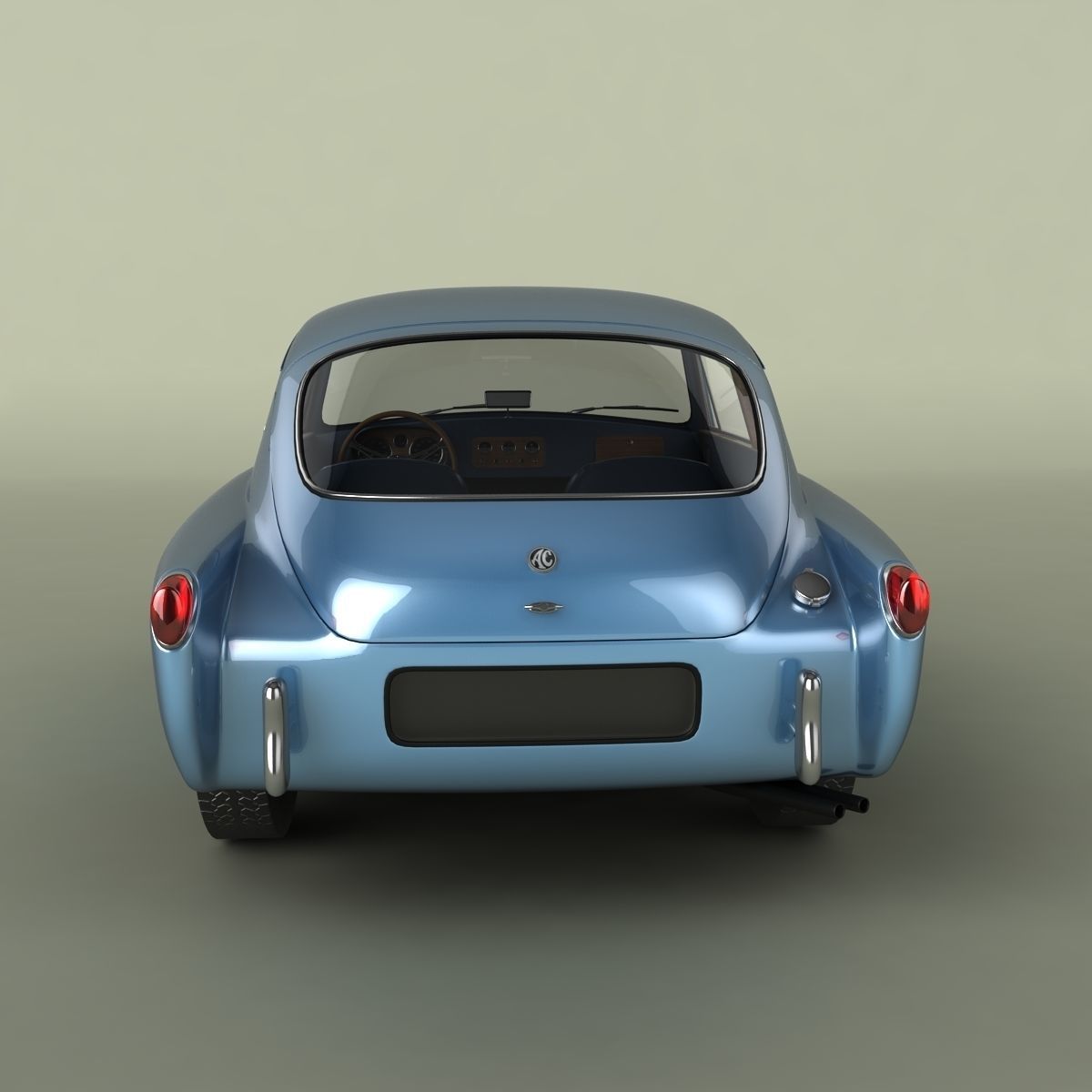 AC Aceca 1956 3D model_3