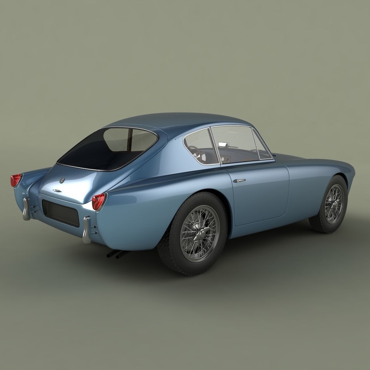 AC Aceca 1956 3D model_2